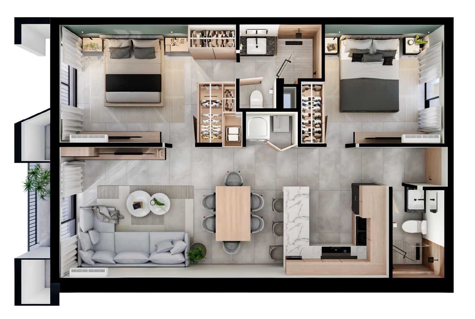 Departamento tipo 2