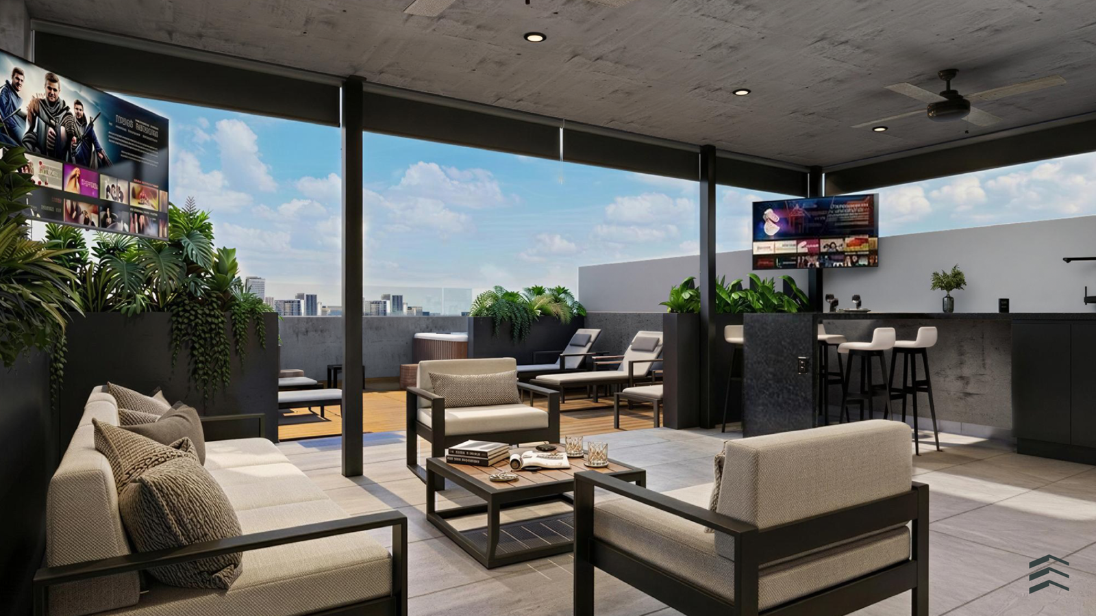 Rooftop Lounge de Terania